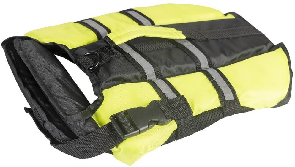 DUVO+ Záchranná plávacia vesta čierno-žltá XL 70 cm Plávacia vesta...
