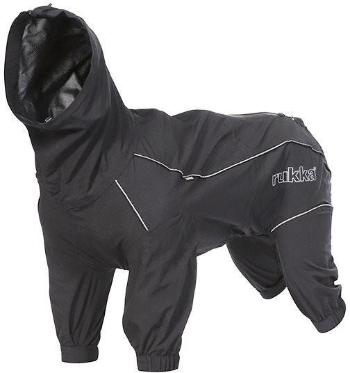Rukka Protect Overall pláštenka/kombinéza čierna 35 Pršiplášť pre psa