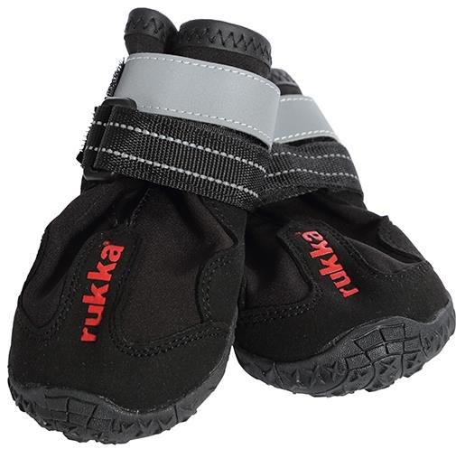 Rukka Proff Shoes topánočky nízke 2 ks, čierne veľ. 1 Topánky pre psa