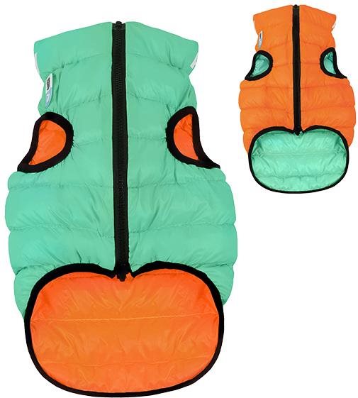 AiryVest Lumi bunda pre psov luminiscenčná/oranžová S 35 Oblečenie...