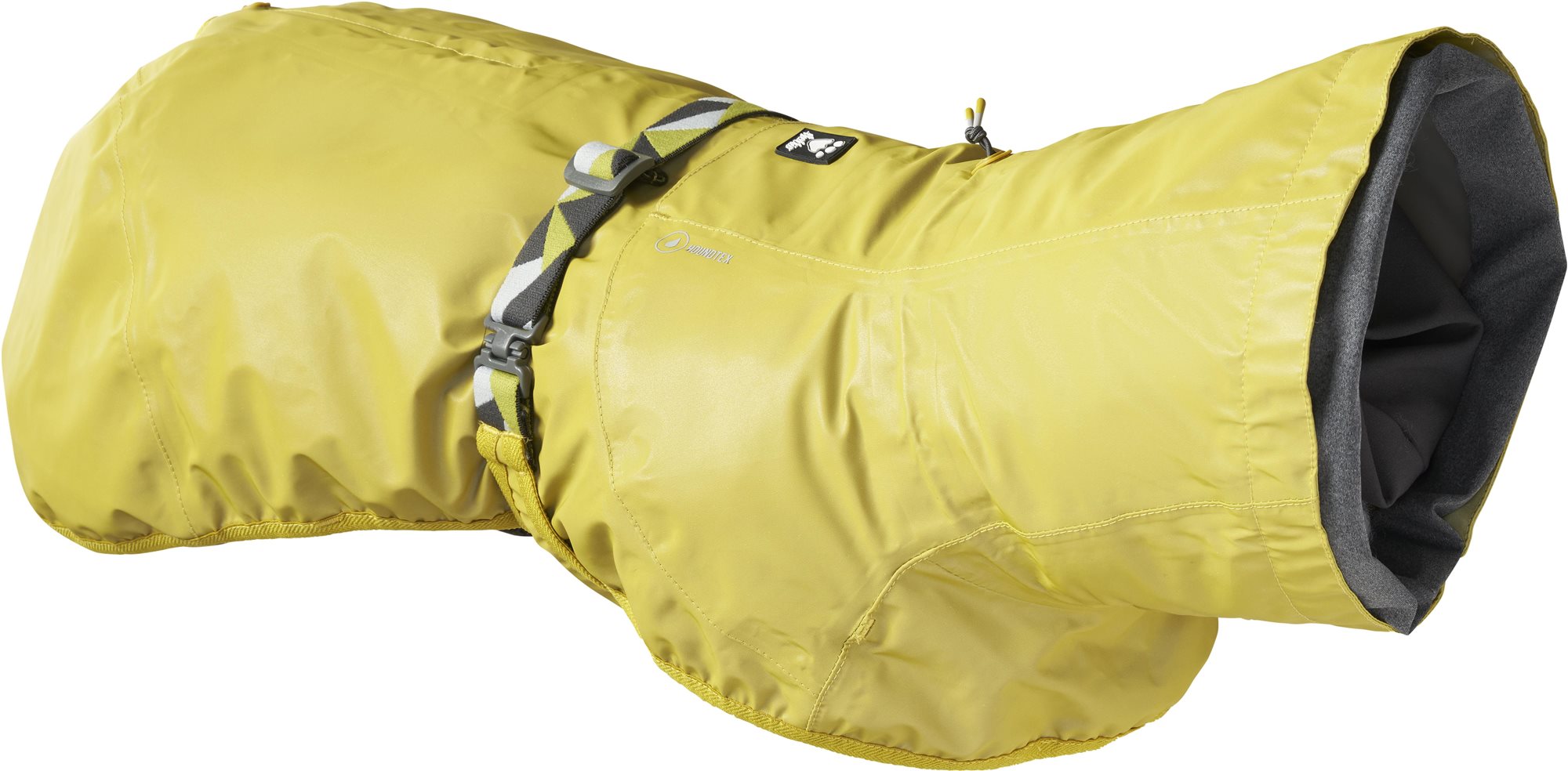 Hurtta Oblek Mudventure Coat Reflective kurkumový 30 Pršiplášť pre...