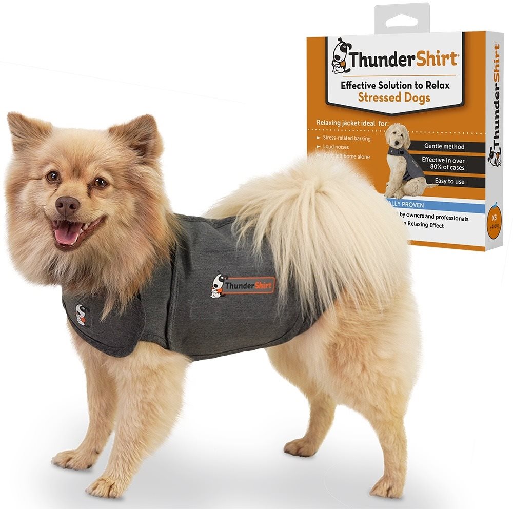 ThunderShirt Upokojujúca vesta pre psov sivá XS Oblečenie pre psov