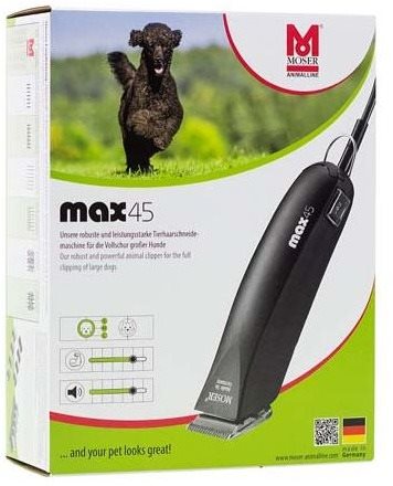 Moser Max 45 Strihací strojček 230 V 50 – 60 Hz 45 W hlavica 1 mm...