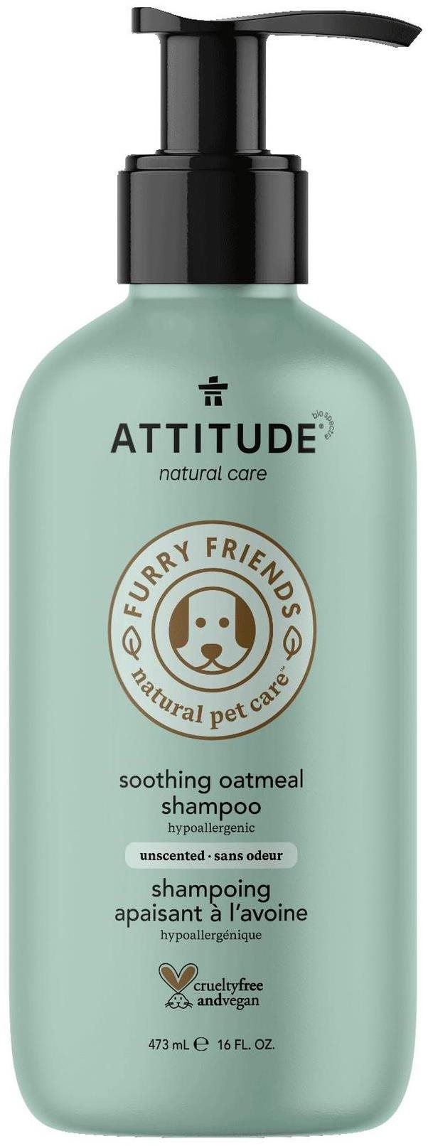 Attitude Furry Friends Prírodný upokojujúci šampón s ovsom 473 ml...