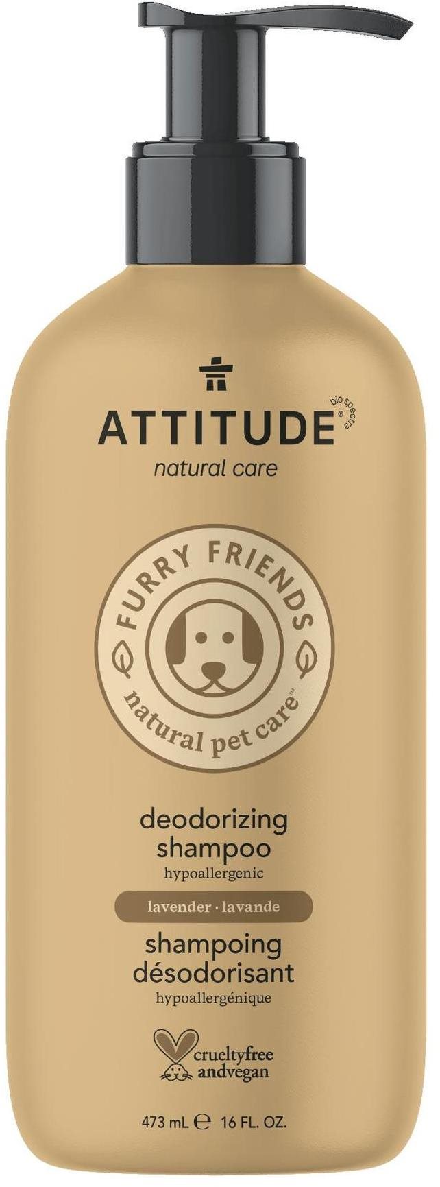 Attitude Furry Friends Prírodný šampón odstraňujúci zápach 473 ml...