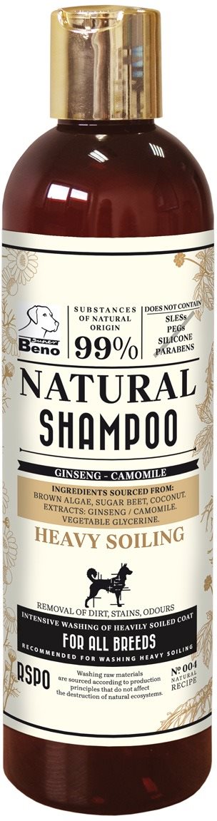 Super Beno Prírodný šampón pre silne znečistených psov 300 ml...