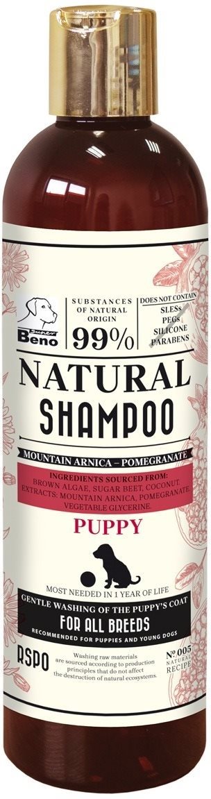 Super Beno Prírodný šampón pre šteňatá 300 ml Šampón pre psov