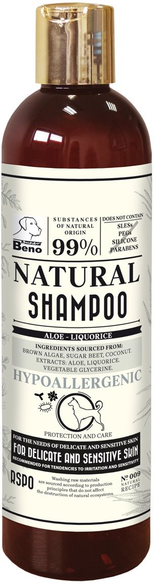Super Beno Prírodný šampón pre psov hypoalergénny 300 ml Šampón pre...