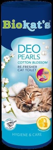 Biokat´s Deo Pearls dezodorant do mačacej toalety s vôňou bavlníka...