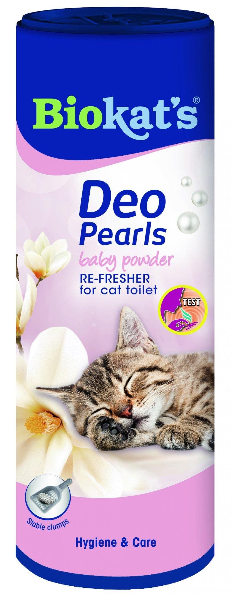 Biokat´s Deo Pearls dezodorant mačacej toalety s vôňou detského...