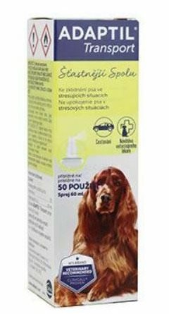 Adaptil Transport sprej na cestovanie 60 ml Výcvikový sprej