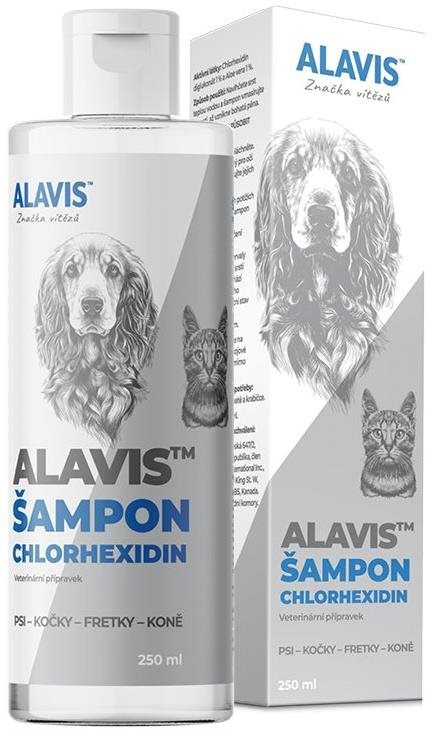 ALAVIS™ Chlorhexidin 250 ml Šampón pre psov a mačky