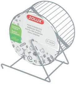 Zolux Kolotoč kovový 18 cm sivý Kolotoč pre hlodavce