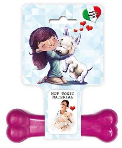 Cobbys Pet Slurpy 2 Kosť 13,5 × 4 × 2 cm mix farieb Hračka pre psov