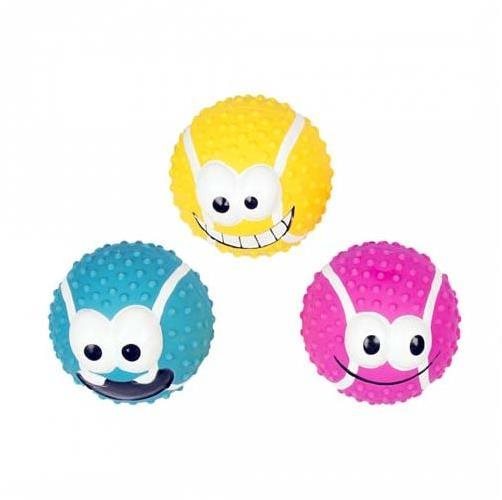 DUVO+ Smile lopta farebná 9,8 cm Loptička pre psov