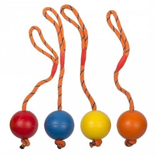 DUVO+ Lopta masážna na zuby so šnúrkou 30 cm Loptička pre psov