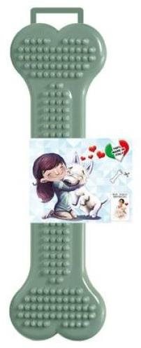 Cobbys Pet GeoBone 6 dentálna gumová kosť 27,5 × 8,5 cm Hračka pre...