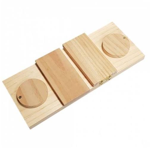 DUVO+ Drevené puzzle na pochúťky DAN 28 × 12 × 2,5 cm Hračka pre...