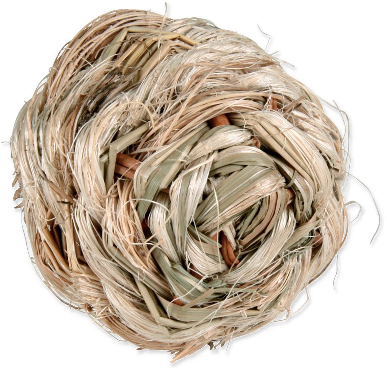 Trixie Loptička s rolničkou z trávy 6 cm Hračka pre hlodavce