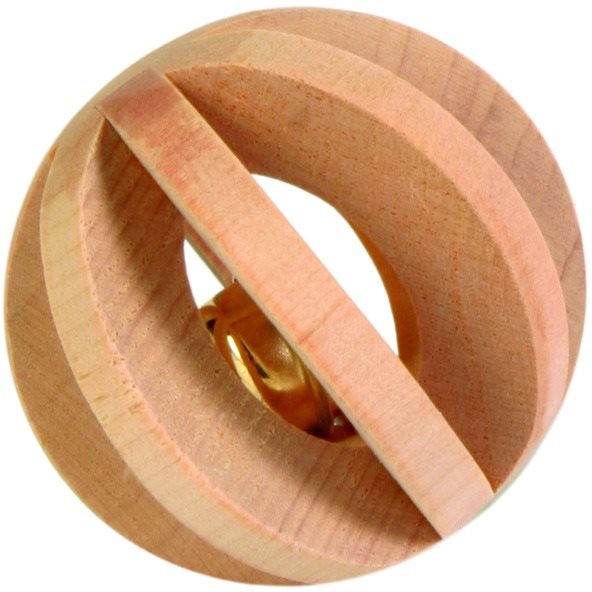 Trixie Loptička s rolničkou 6 cm Hračka pre hlodavce