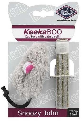 Ebi D & D KeekaBoo Snoozy John 8 cm 25 ml Hračka pre mačky