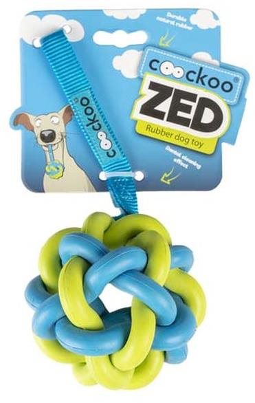 Ebi Coockoo Zed gumová hračka modrá/zelená 19 × 7,5 × 7,5 cm Hračka...