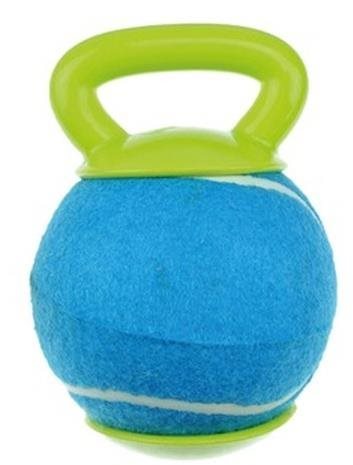 M-Pets Baggy Ball modrá 18,4 × 12,7 × 12,7 cm Hračka pre psov