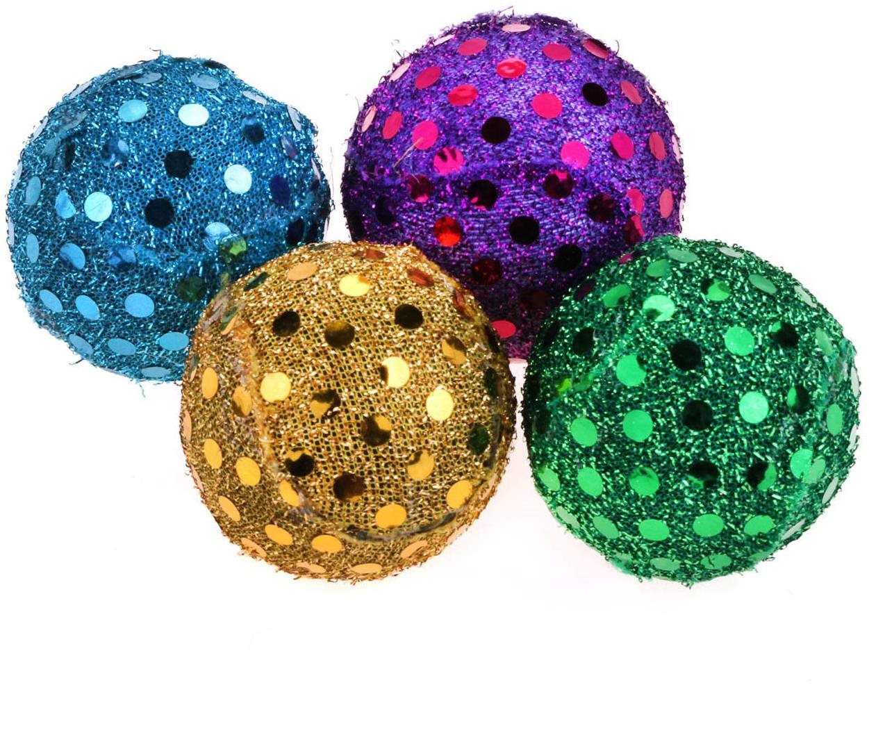 Olala Pets Loptička Disco trblietky Hračka pre mačky