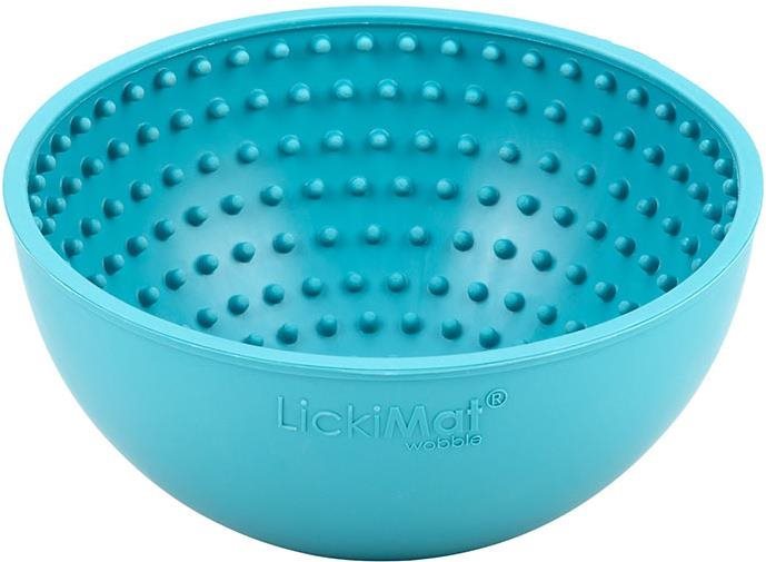 LickiMat Lízacia miska Wobble Turqouise Miska pre psa