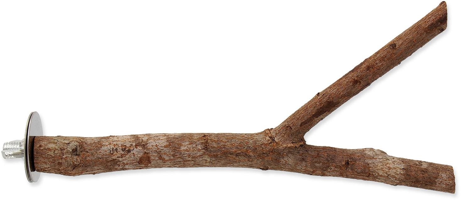Bird Jewell bidlo drevené prírodné 20 cm Bidlo pre vtáky