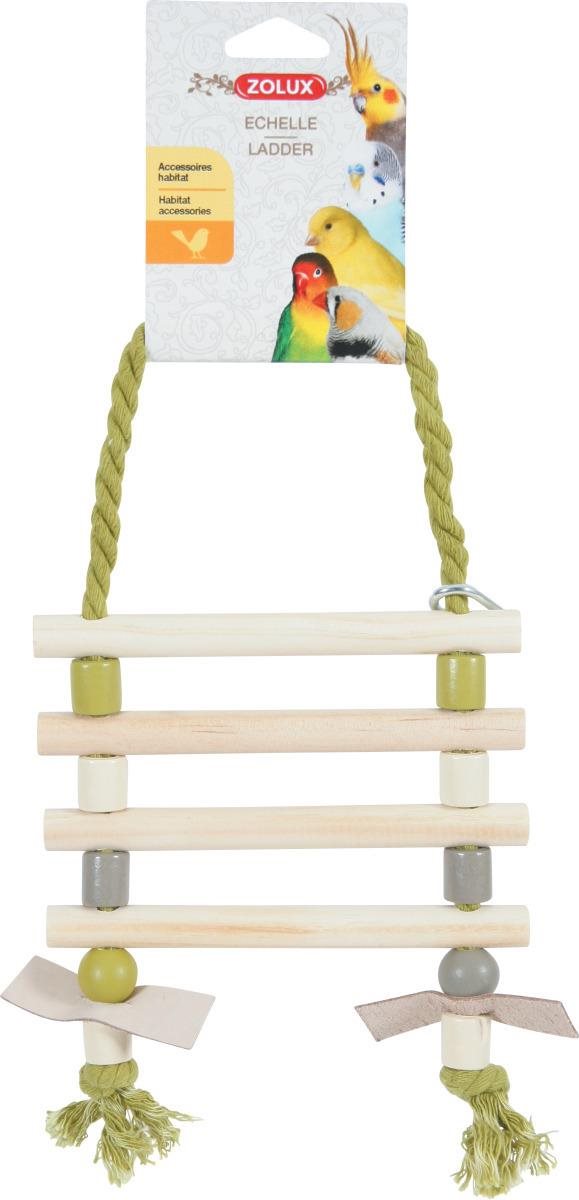 Zolux rebrík pre vtáky povrazový drevené priečky 31 cm Hračka pre...
