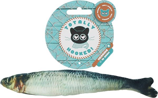Totally Hooked Madnip Sleď 30 cm M Hračka pre mačky
