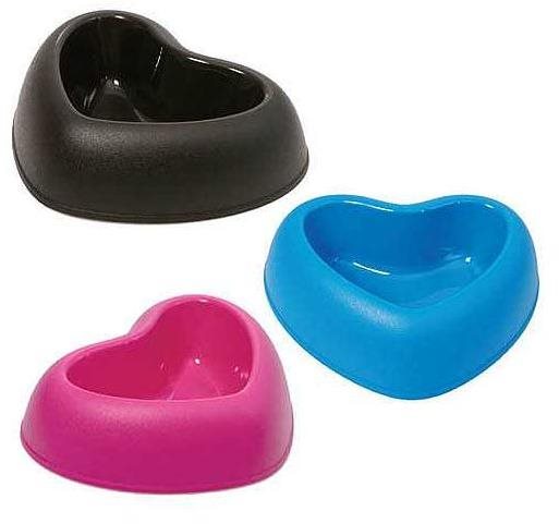Cobbys Pet Amore Miska srdce L 26,5 × 22 × 6,5 cm 0,80 l mix farieb...