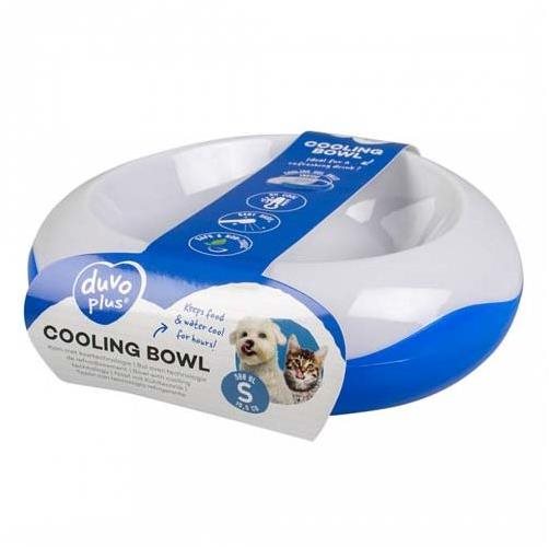 DUVO+ Chladiaca miska bielo-modrá 29 cm 1500 ml Miska pre psa