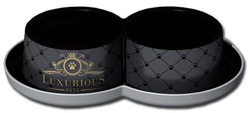 Moderna Trendy Luxurious miska double 2× 0,35 l Miska pre mačky