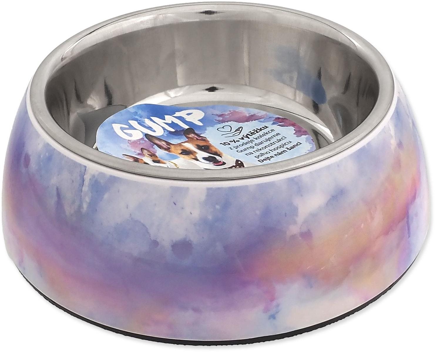 Dog Fantasy Miska Gump nerez/plast 2 v 1 17,5 × 6 cm 0,45 l Miska...