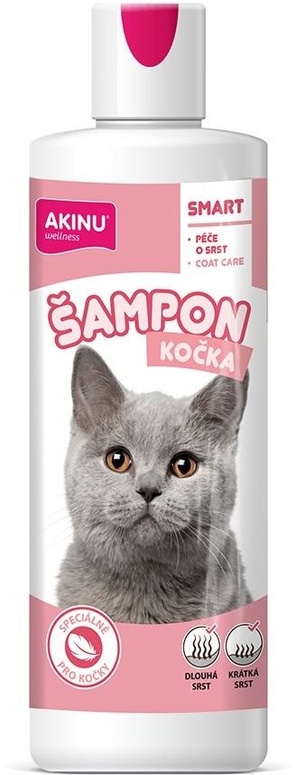 Akinu - Šampón jemný pre mačky, 250 ml Šampón pre mačky