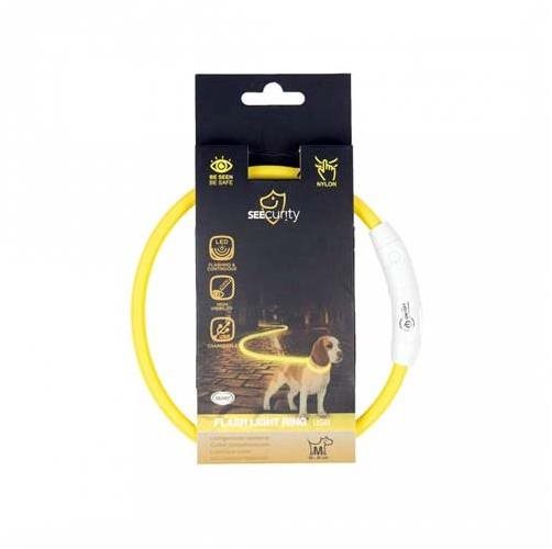DUVO+ LED svietiaci obojok s USB nabíjaním 45 cm Obojok pre psa