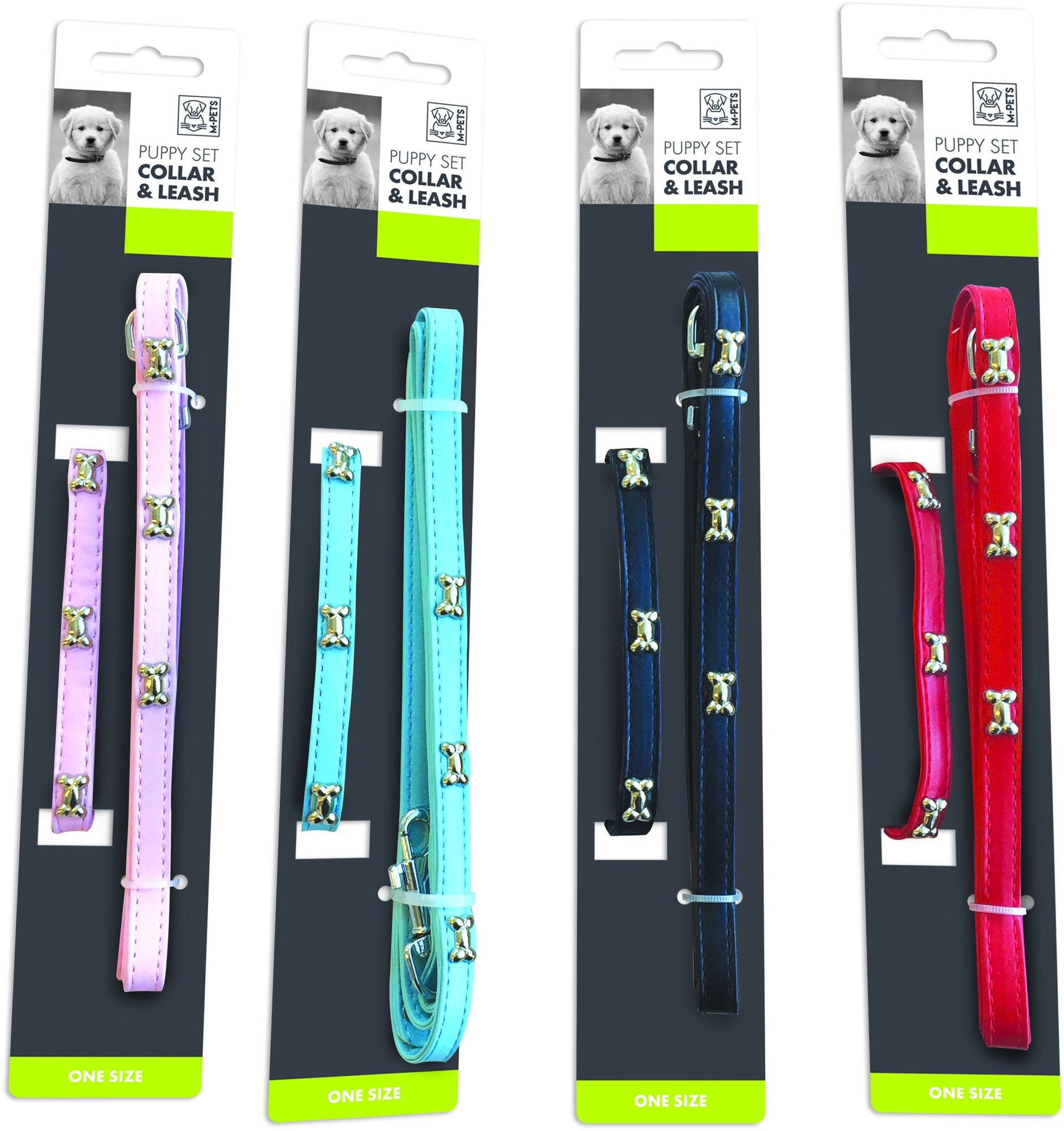 M-Pets Bliss súprava obojok vodííko pre šteniatko Obojok