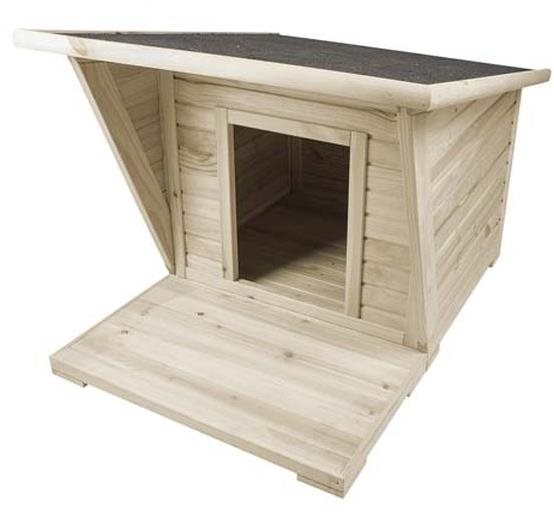 Duvo+ Drevená búda pre psov 110 × 85 × 75 cm Búda pre psa