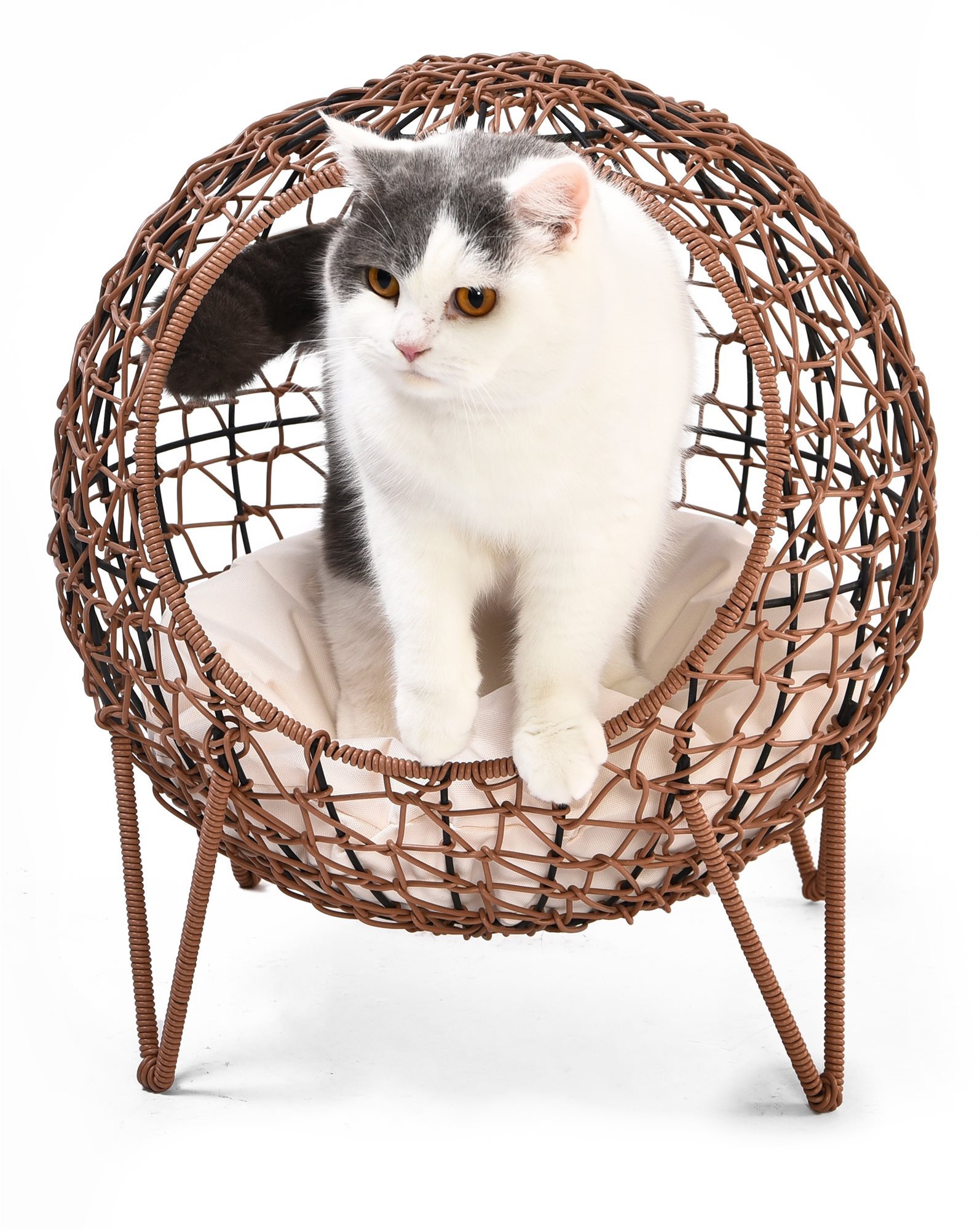 Pet Star Ručne pletený okrúhly domček 46 cm Pelech