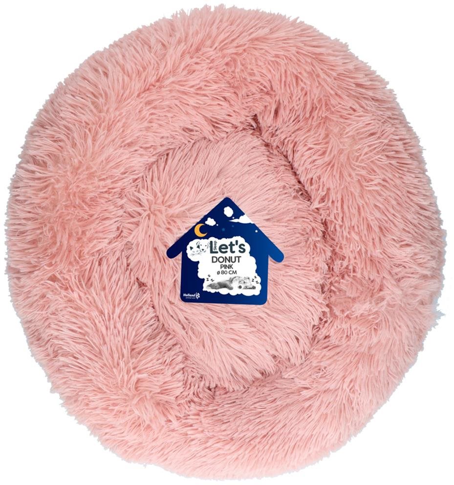 Let's Sleep Donut pelech ružový 80 cm Pelech