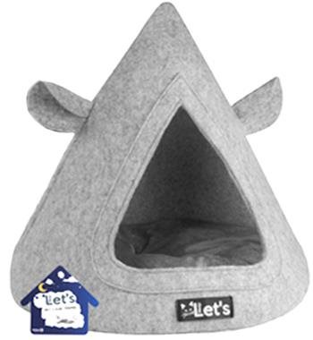 Let's Sleep TeePee kukaň sivý Pelech