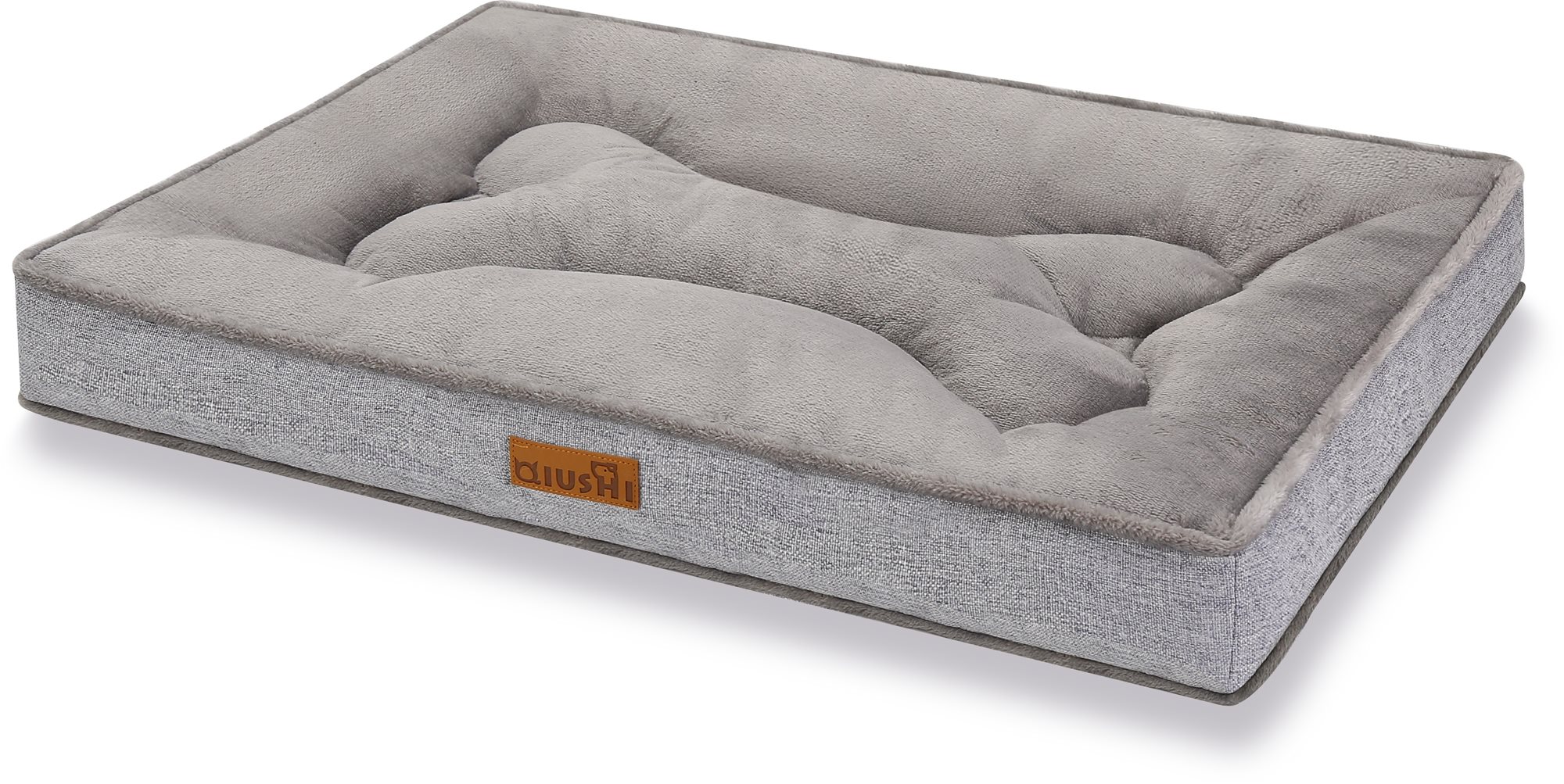 Qiushi peleštek pre psov sivý L 90 × 60 × 7 cm Pelech