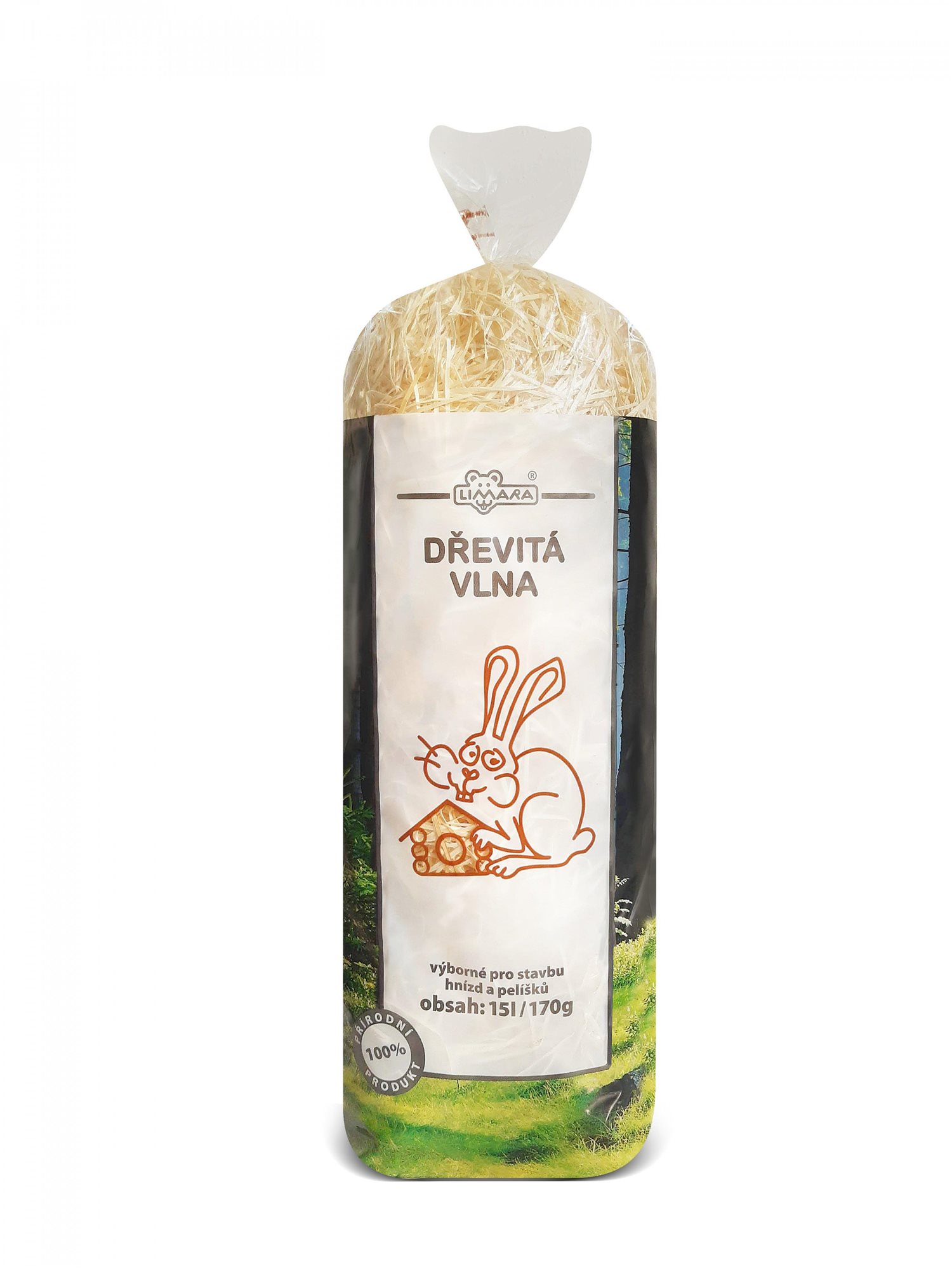 Limara Drevitá vlna 15 l Podstielka