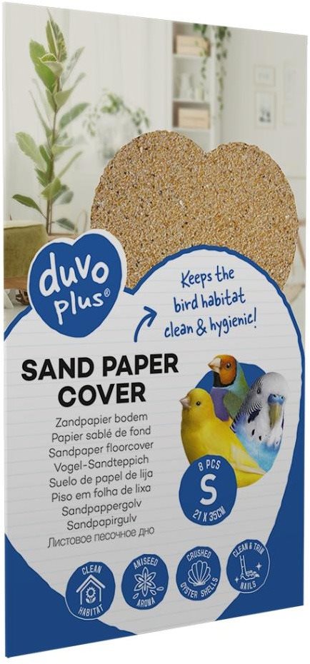 Duvo+ Pieskový koberec do klietky 21 × 35 cm S 8 ks Podstielka pre...