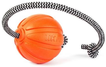 Liker Cord 5 cm s povrazom Loptička pre psov