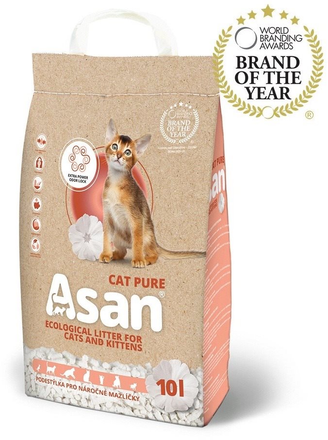 Asan Cat Pure 10 l                               Podstielka pre mačky