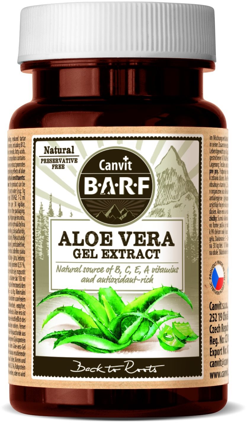 Canvit BARF Aloe Vera Gel Extract 40 g Doplnok stravy pre psov