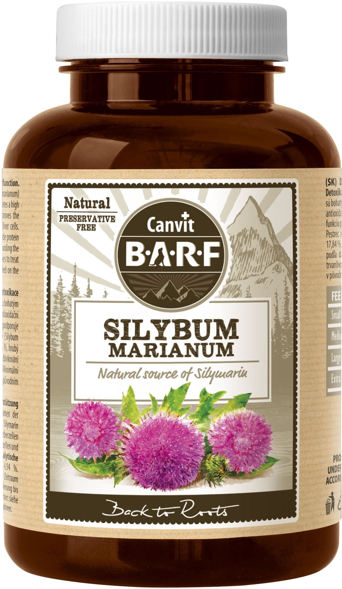 Canvit BARF Silybum Marianum 160 g Doplnok stravy pre psov